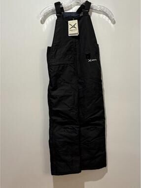 Arctix Kids Black Snow High Bib Pants Size XS (6/7)